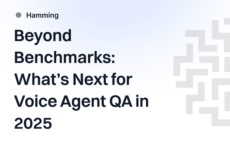 Beyond Benchmarks: What’s Next for Voice Agent QA in 2025