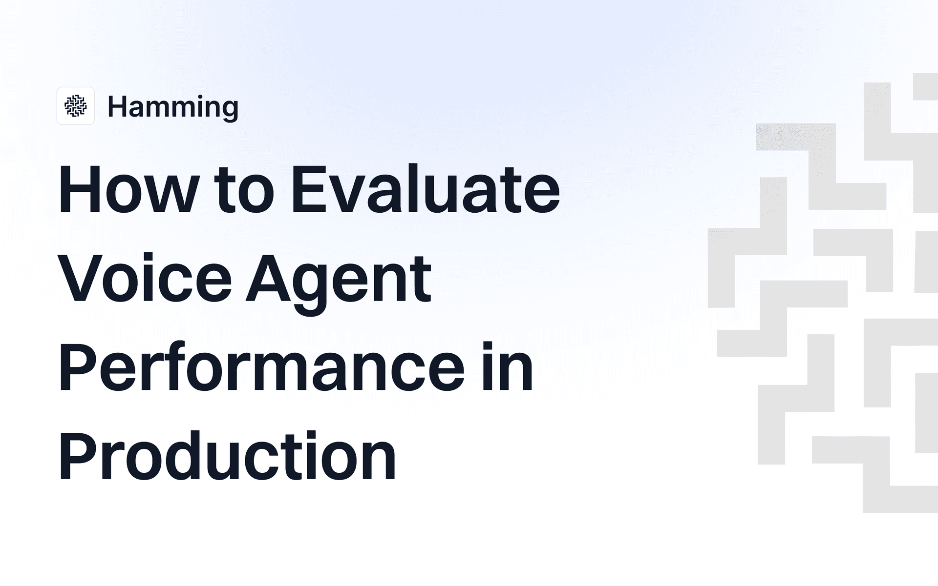 How to Evaluate AI Voice Agents Performance in Production with Hamming