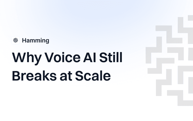 Why Voice AI Still Breaks at Scale